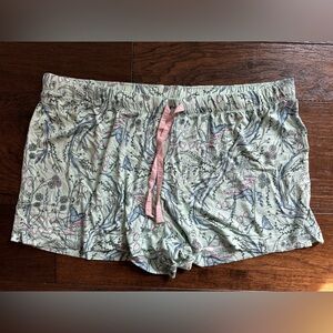 Life is Good Floral Print Women's Sleep Short-size XL